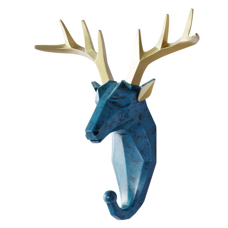 Nordic Deer Wall Hanging Hook - Bracesley