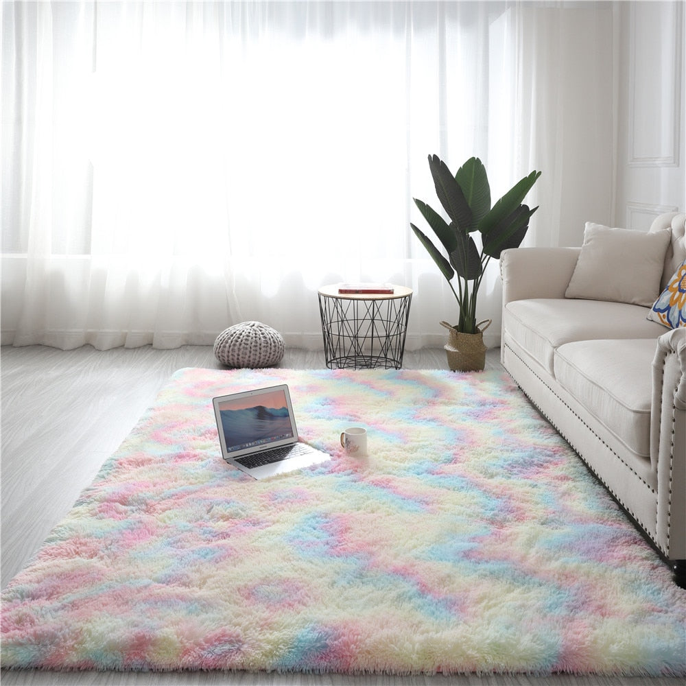 Plush Carpet Fluffy Rug Carpet - Bracesley