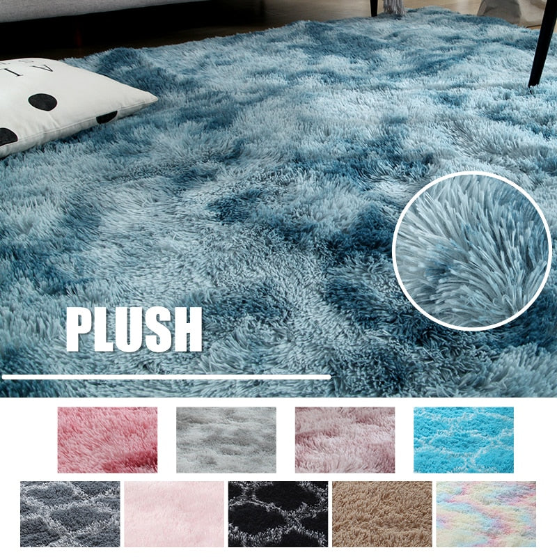 Plush Carpet Fluffy Rug Carpet - Bracesley