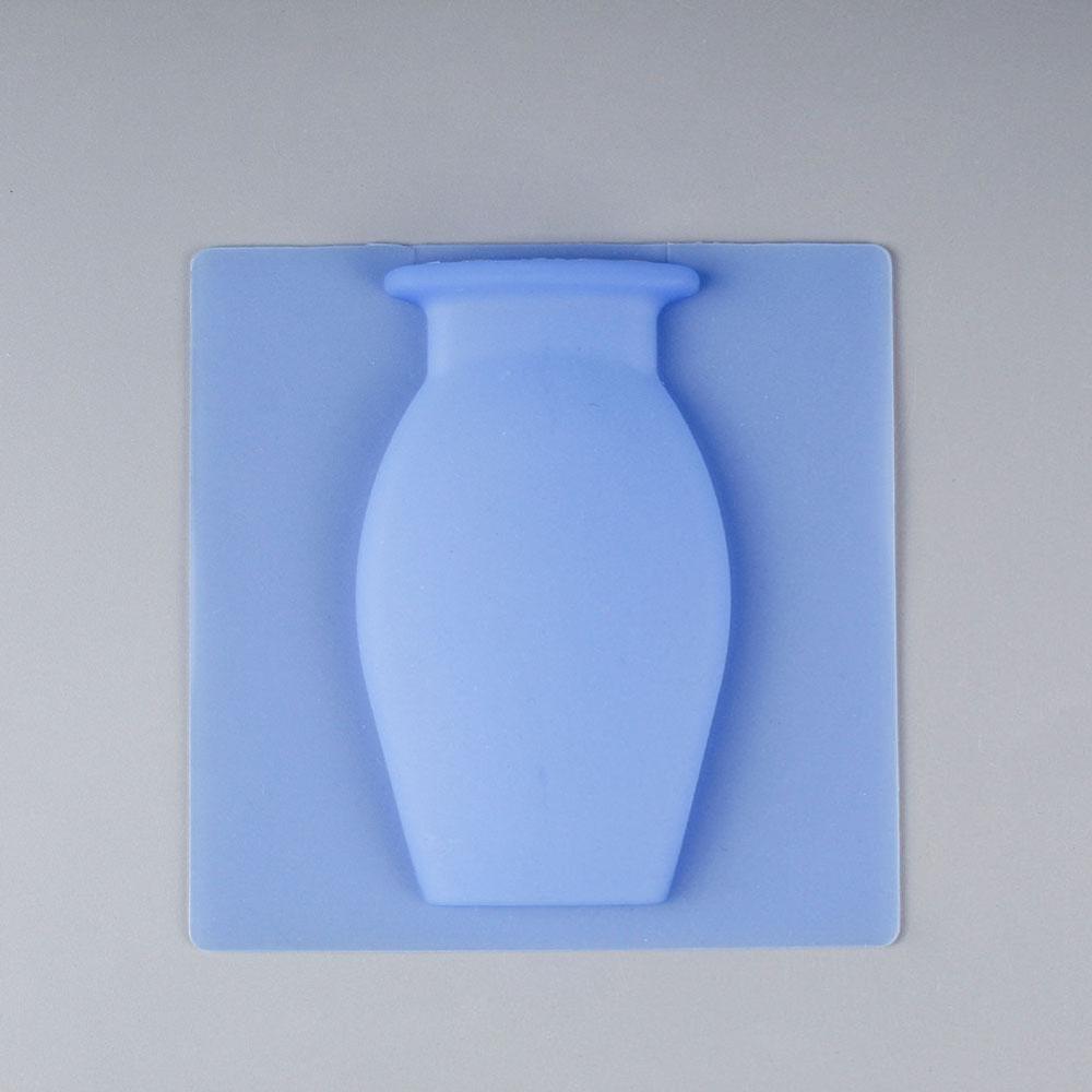 Autocollants de vase en silicone pour bouteille de fleurs à suspendre au mur