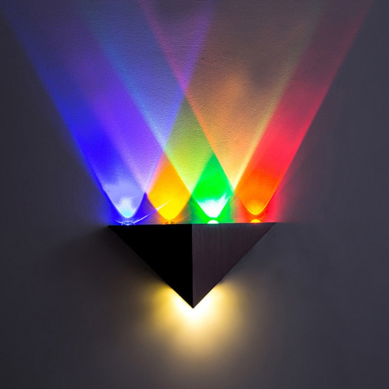 Modern Triangle 5W LED Wall Sconce Light