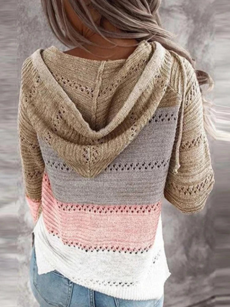 Cardigan con cappuccio 'Lalina'