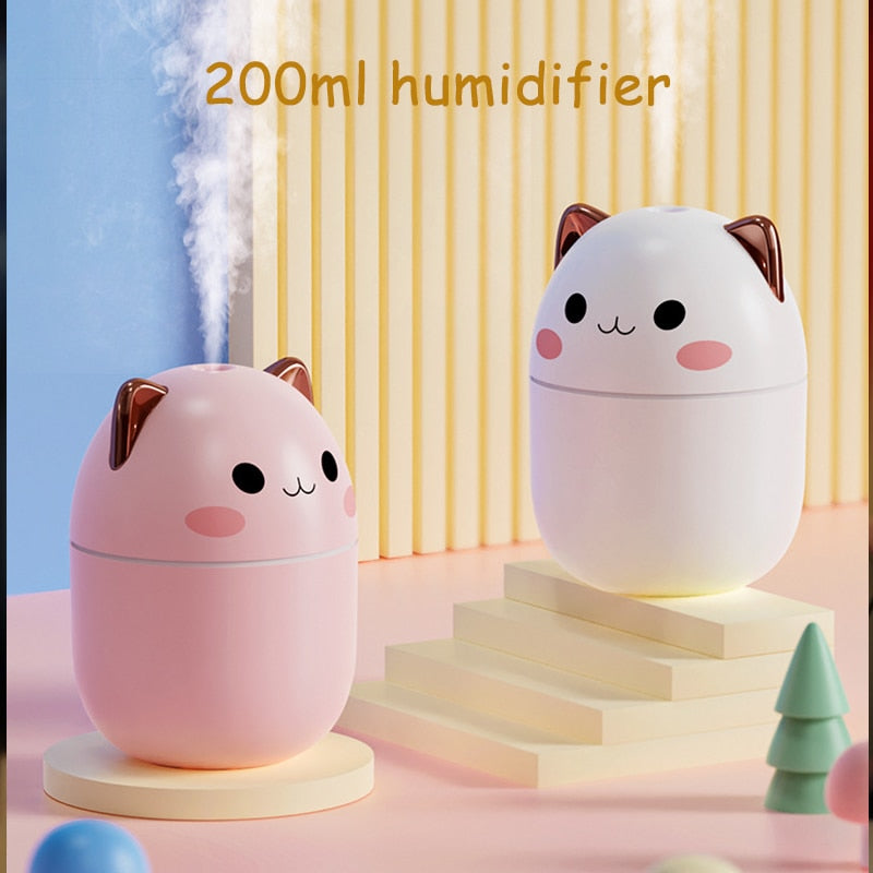 200 ml zvlhčovač vzduchu Cute Kawaiil