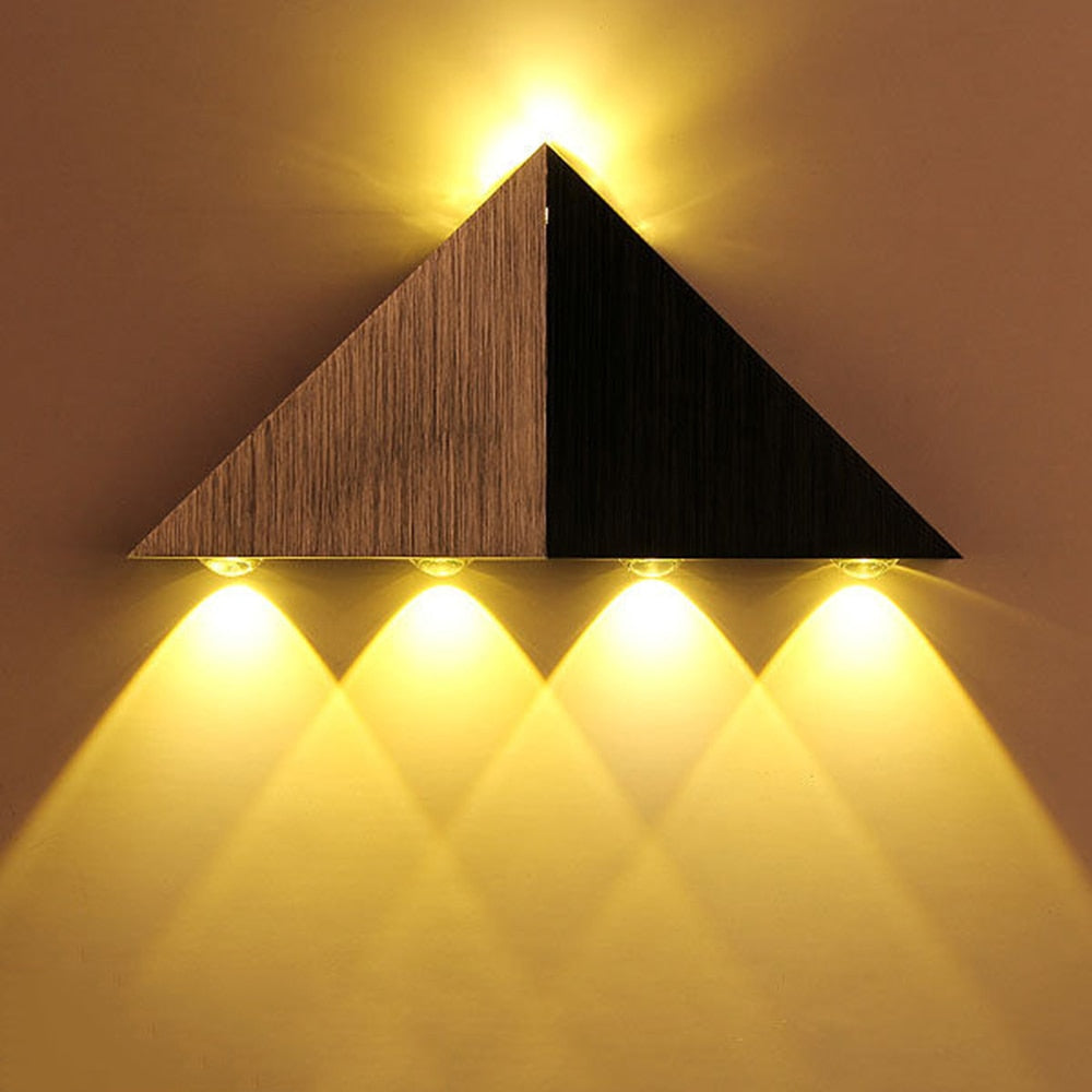 Modern Triangle 5W LED Wall Sconce Light