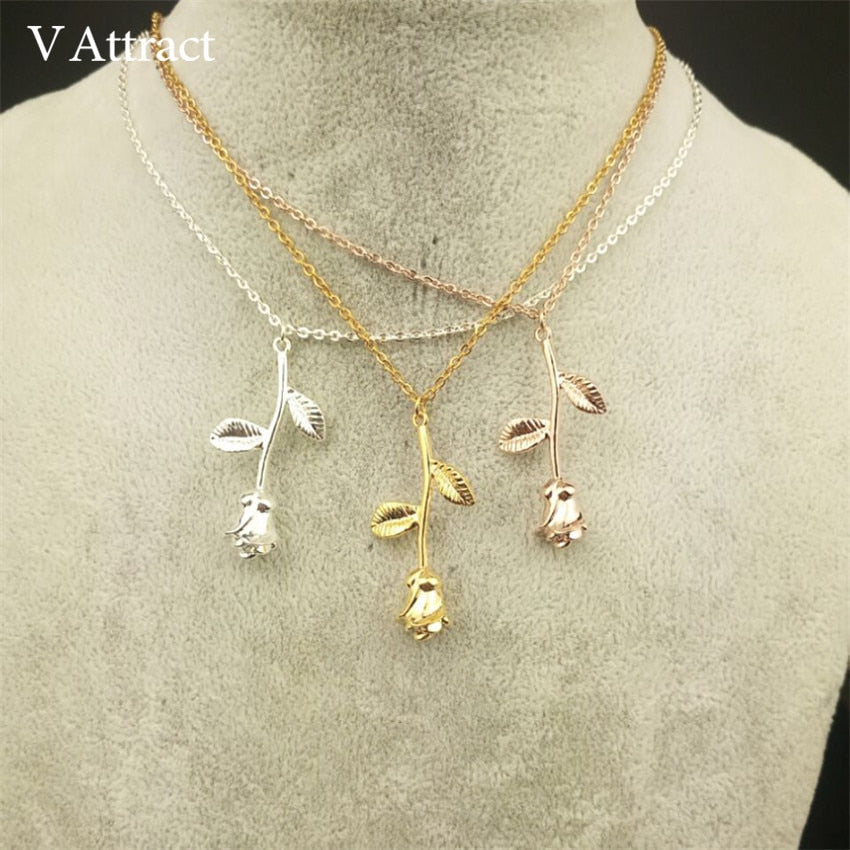 V Attract Collier Femme Acier Inoxydable