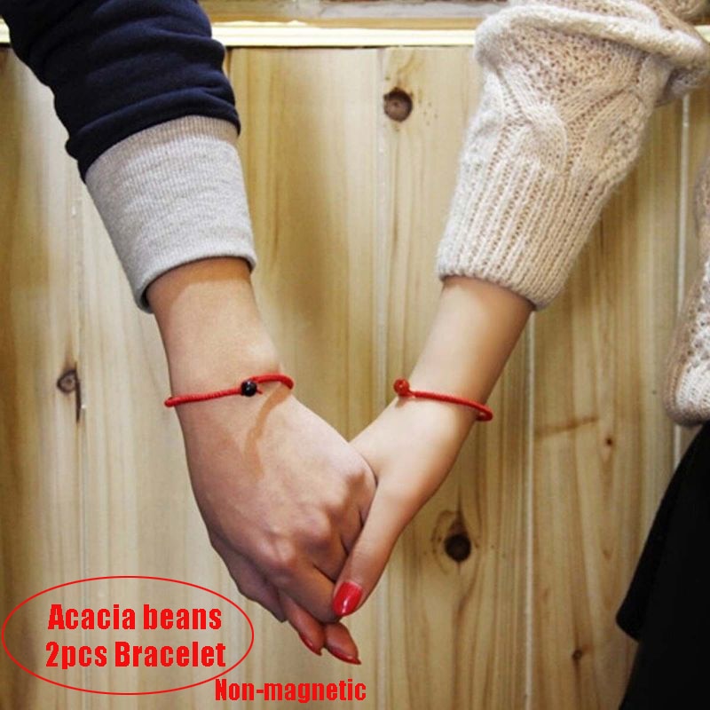 'Besties couple' 2pcs Couple Magnets Bracelets