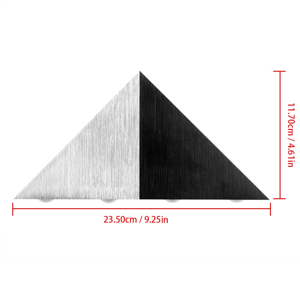 Moderna luminária de parede LED triangular 5W