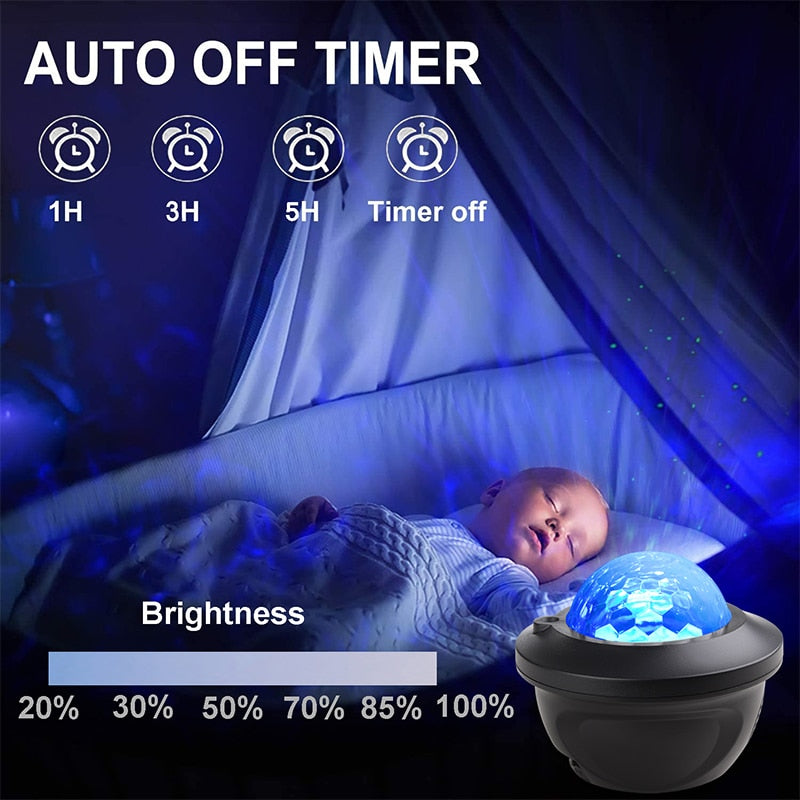 LED Star Galaxy Projector Starry Sky Night Light