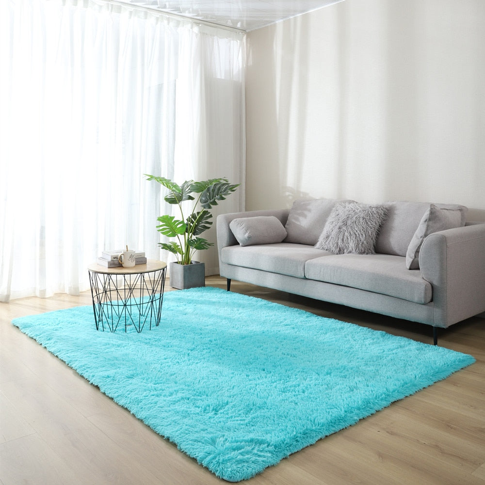 Tapis en peluche Tapis moelleux Tapis