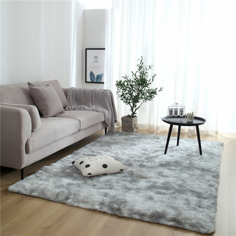 Tapis en peluche Tapis moelleux Tapis