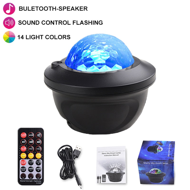 LED Star Galaxy Projector Starry Sky Night Light