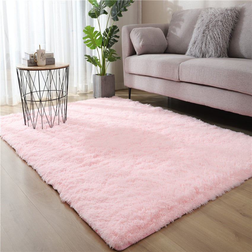 Tapis en peluche Tapis moelleux Tapis