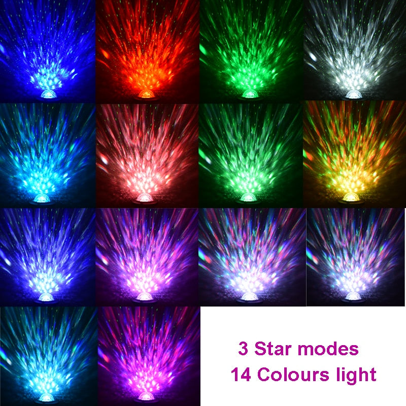 LED Star Galaxy Projector Starry Sky Night Light